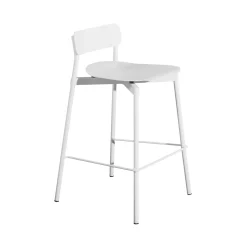 Tabouret Haut Empilable Fromme Metal/ H 65 Cm - Aluminium - Petite Friture