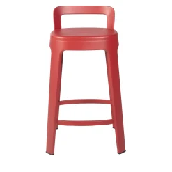 Tabouret Haut Ombra Counter Metal/ Avec Dossier - H 65 Cm - Rs Barcelona