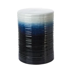 Tabouret Lagoon Ceramique Bleu / Ceramique - O33 X H45 Cm - Pols Potten