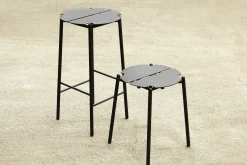 Tabouret Novo Metal Noir / H 45 Cm - Metal - Aytm