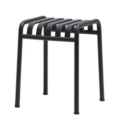 Tabouret Palissade Metal Gris Noir / H 45 Cm  - R & E Bouroullec - Hay