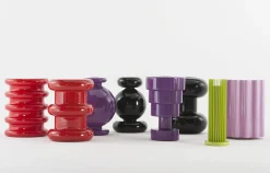 Tabouret Pilastro Plastique/ H 46 X O 35 Cm - By Ettore Sottsass - Kartell