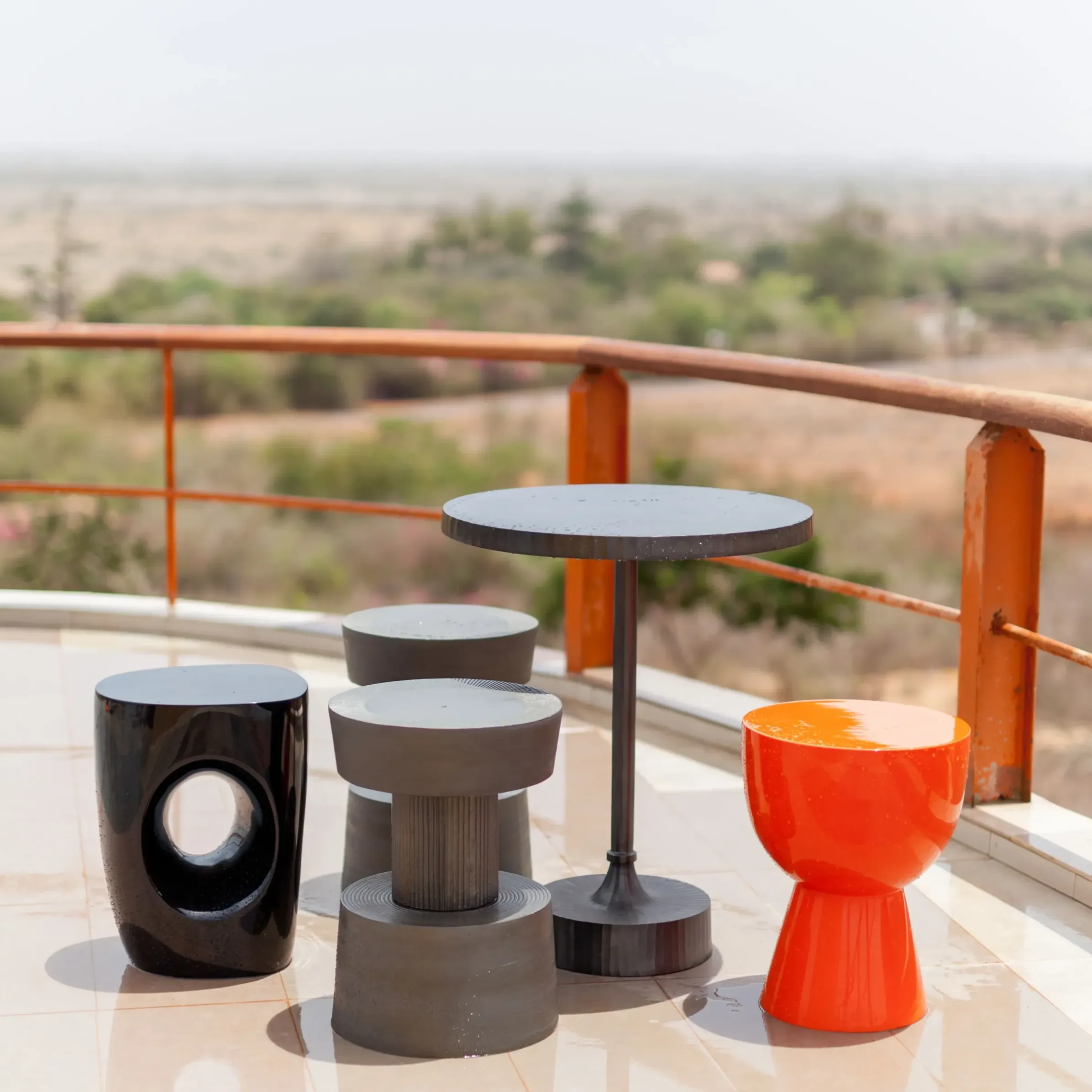 Tabouret Tam Tam Plastique/ Plastique Laque - Pols Potten