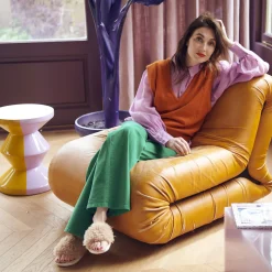Tabouret Zig Zag By Carice Van Houten Plastique / Edition Limitee - Pols Potten