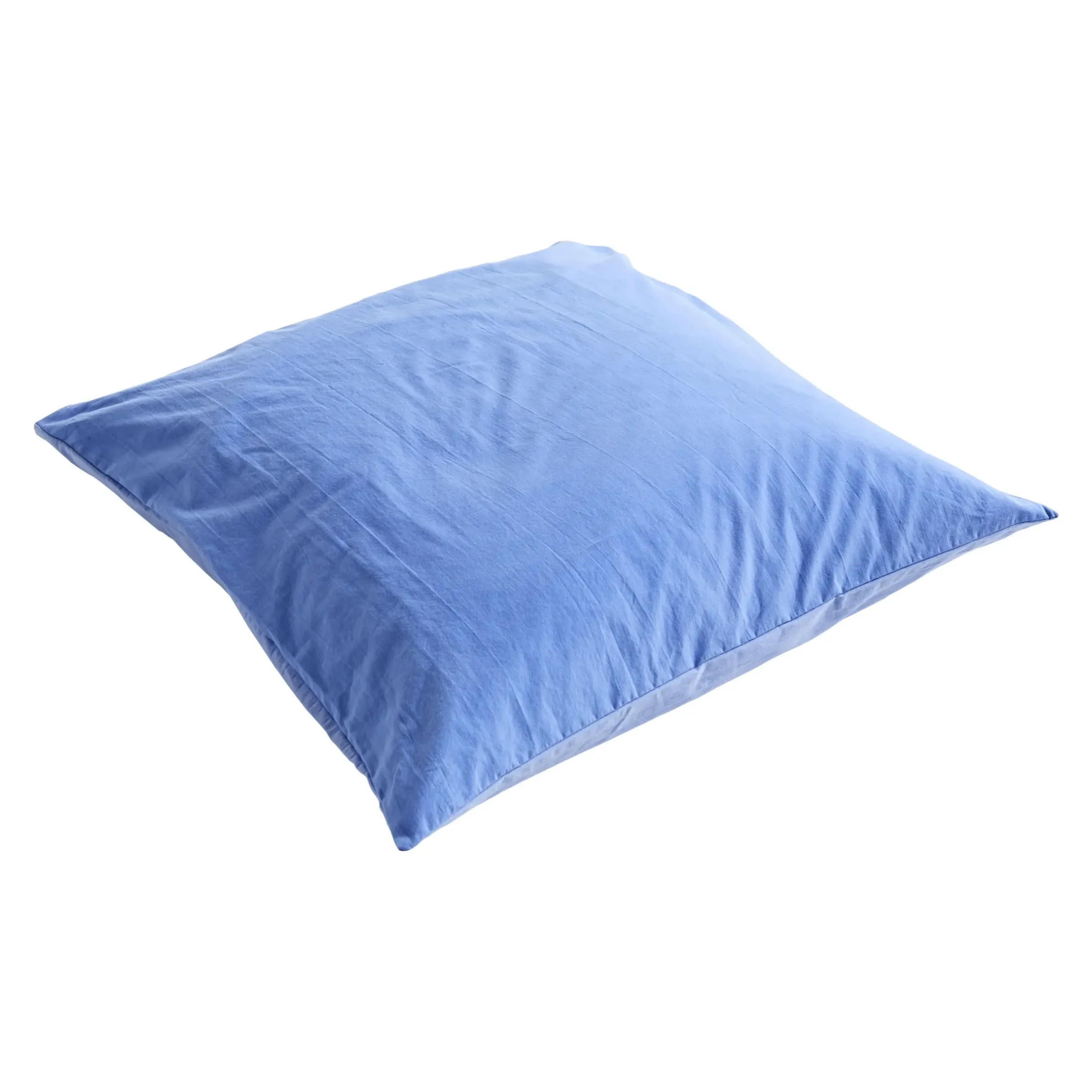 Taie D'Oreiller 65 X 65 Cm Duo Tissu Bleu / Coton Oeko-Tex - Hay