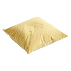 Taie D'Oreiller 65 X 65 Cm Duo Tissu Jaune / Coton Oeko-Tex - Hay