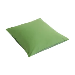 Taie D'Oreiller 65 X 65 Cm Duo Tissu Vert / Coton Oeko-Tex - Hay