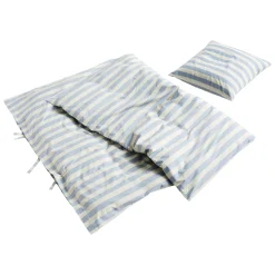 Taie D'Oreiller 65 X 65 Cm Ete Tissu Bleu / Coton Oeko-Tex - Hay