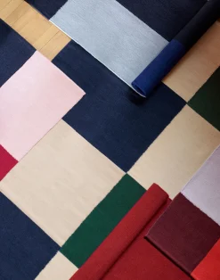 Tapis Flat Works  Multicolore / Par L'Artiste Ethan Cook - 80 X 250 Cm - Hay