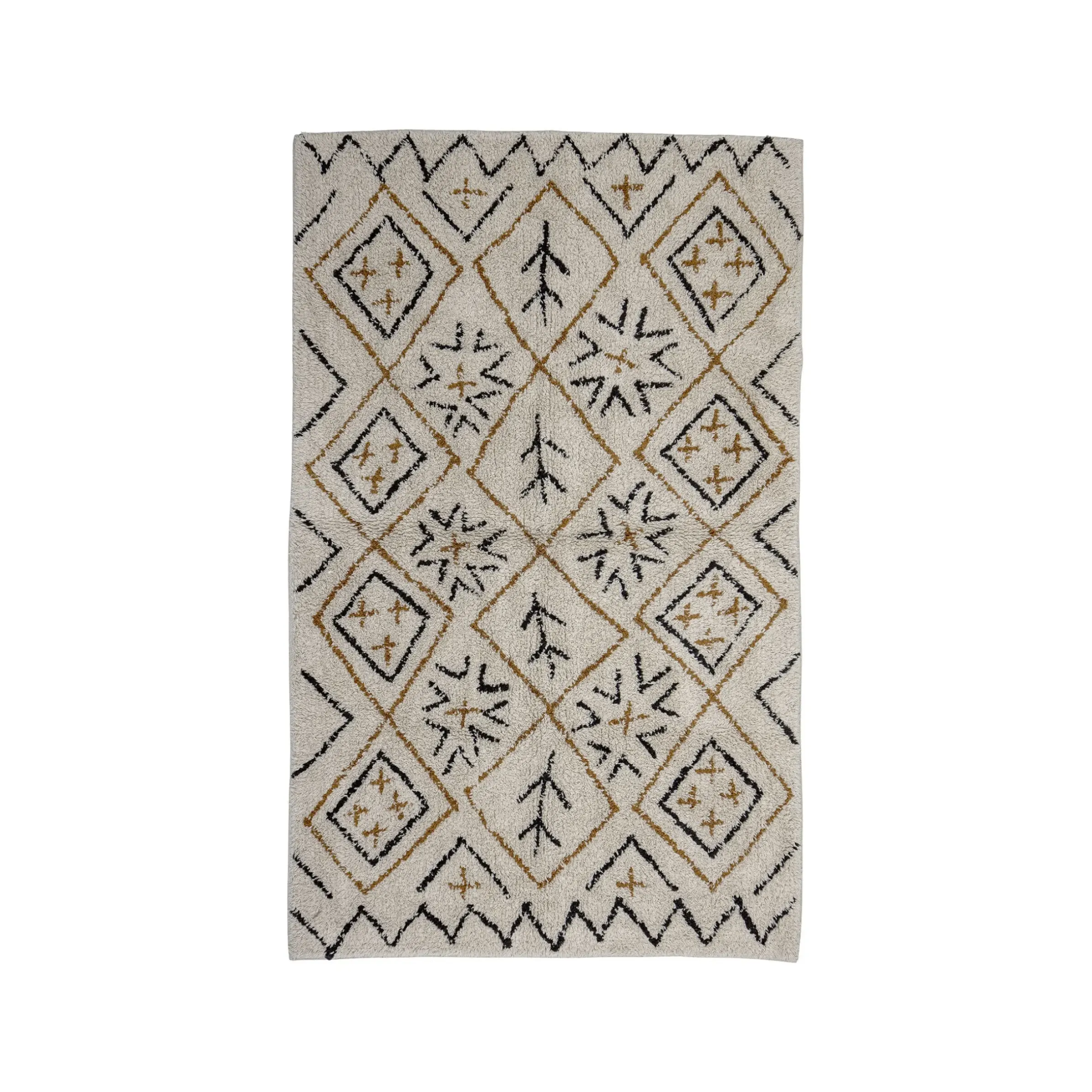 Tapis Jaida Marron Beige / 150 X 90 Cm - Bloomingville