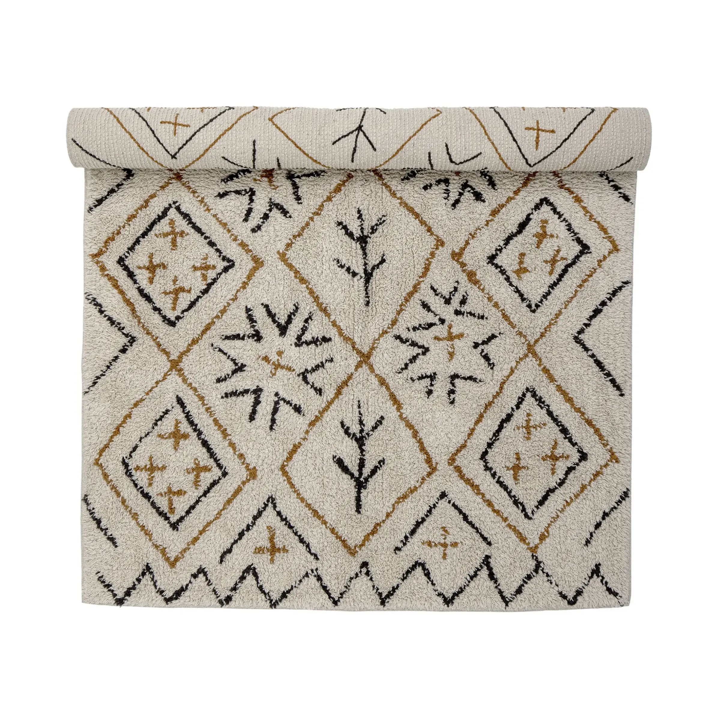 Tapis Jaida Marron Beige / 150 X 90 Cm - Bloomingville