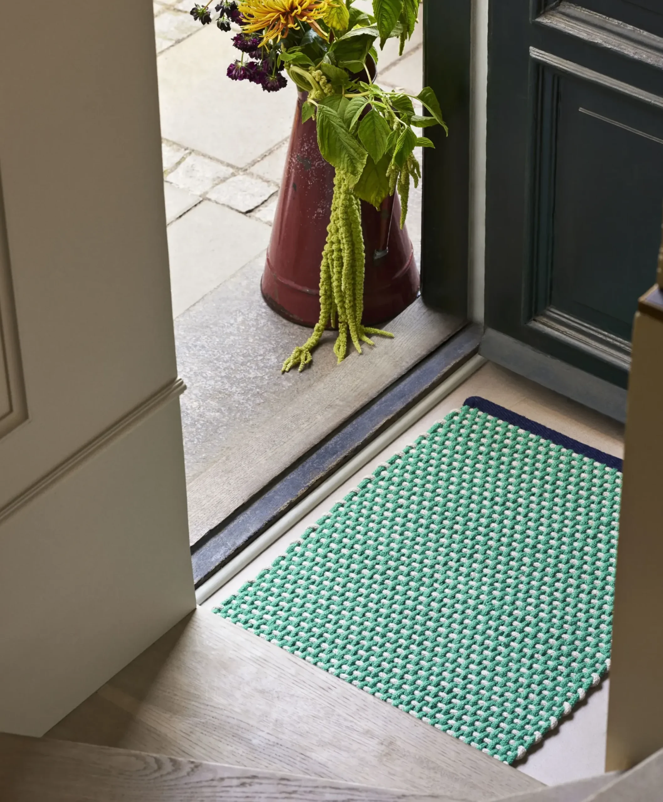 Tapis / Jute & Laine - 50 X 70 Cm - Hay