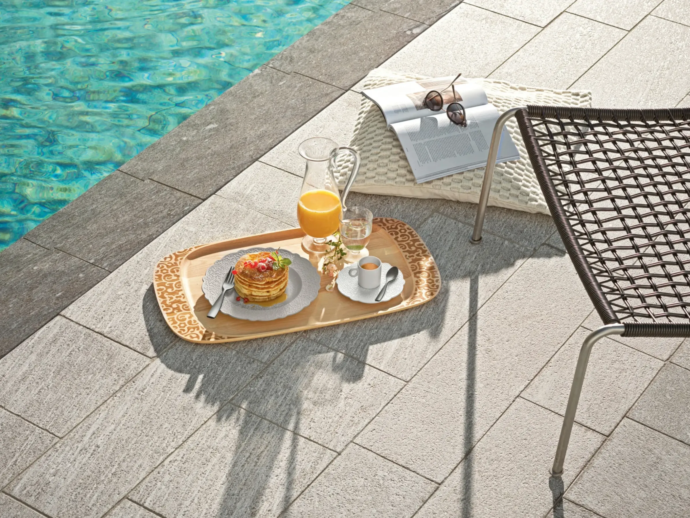 Tasse A Cafe Dressed En Plein Air Plastique Gris / Melamine - Alessi