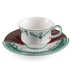 Tasse A Cafe Hybrid Ceramique / Set Tasse A Cafe + Soucoupe - Seletti