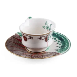 Tasse A Cafe Hybrid Ceramique / Set Tasse A Cafe + Soucoupe - Seletti