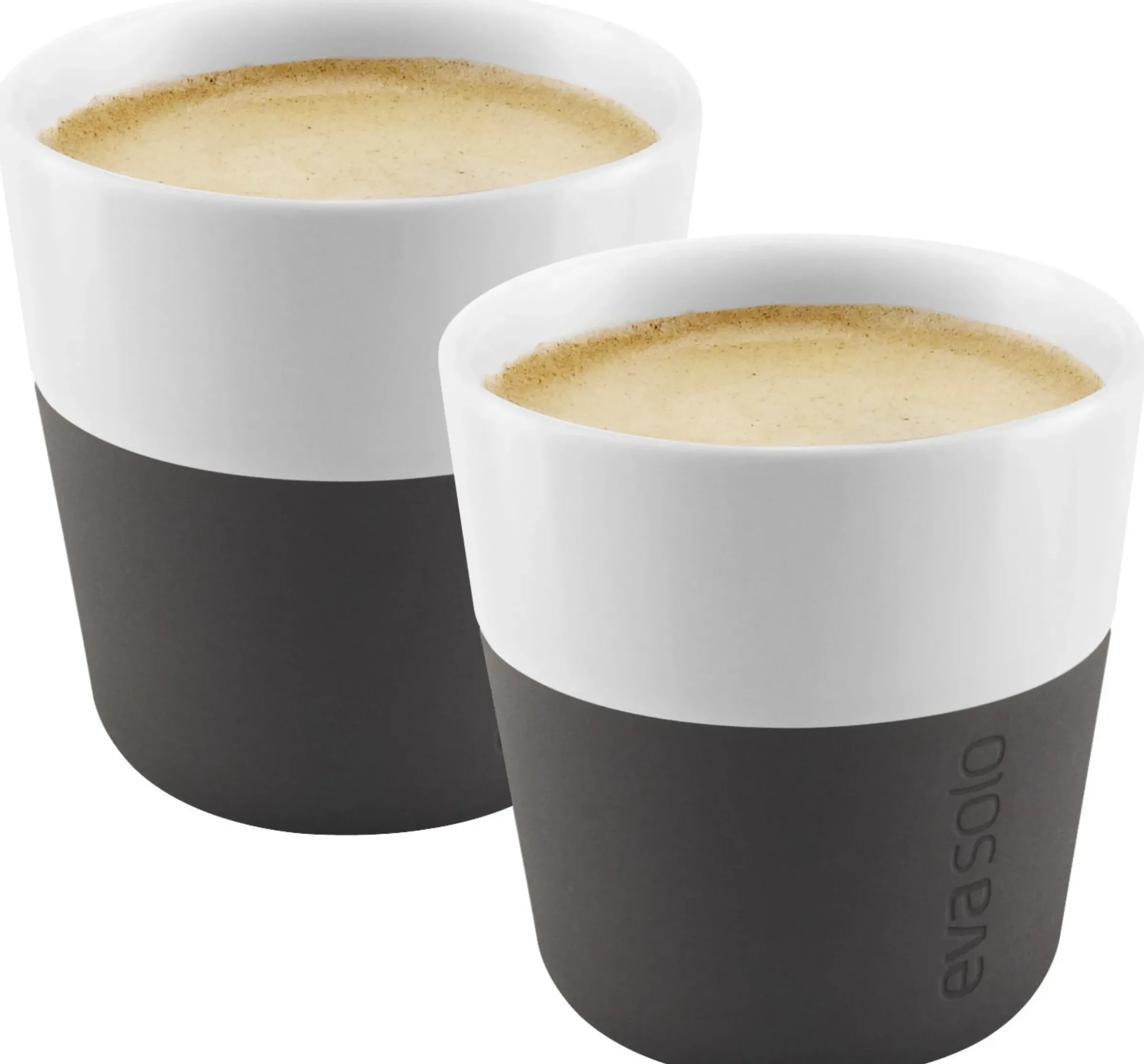 Tasse A Espresso Ceramique Blanc Noir / Set De 2 - 80 Ml - Eva Solo