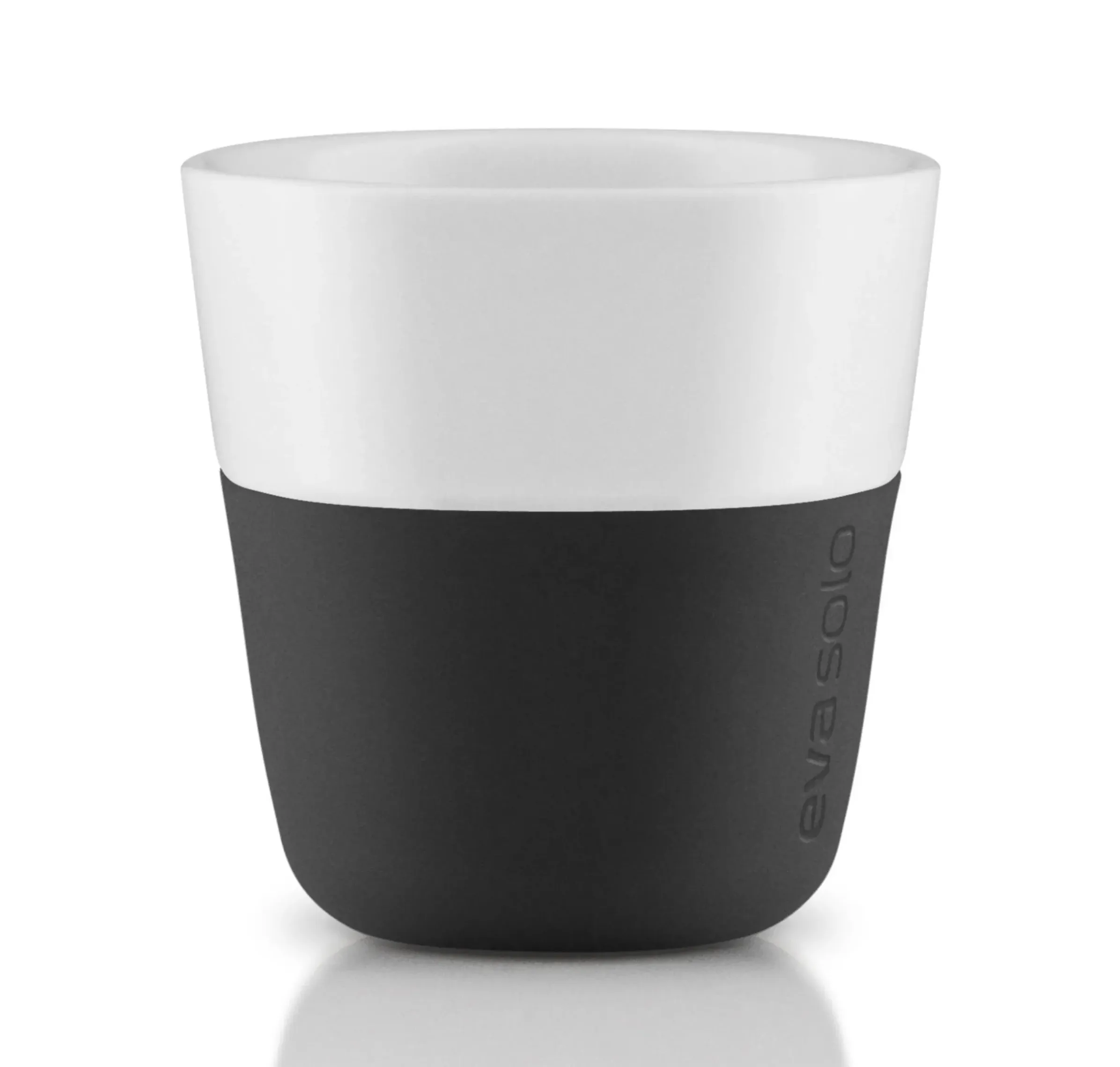 Tasse A Espresso Ceramique Blanc Noir / Set De 2 - 80 Ml - Eva Solo