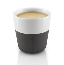 Tasse A Espresso Ceramique Blanc Noir / Set De 2 - 80 Ml - Eva Solo