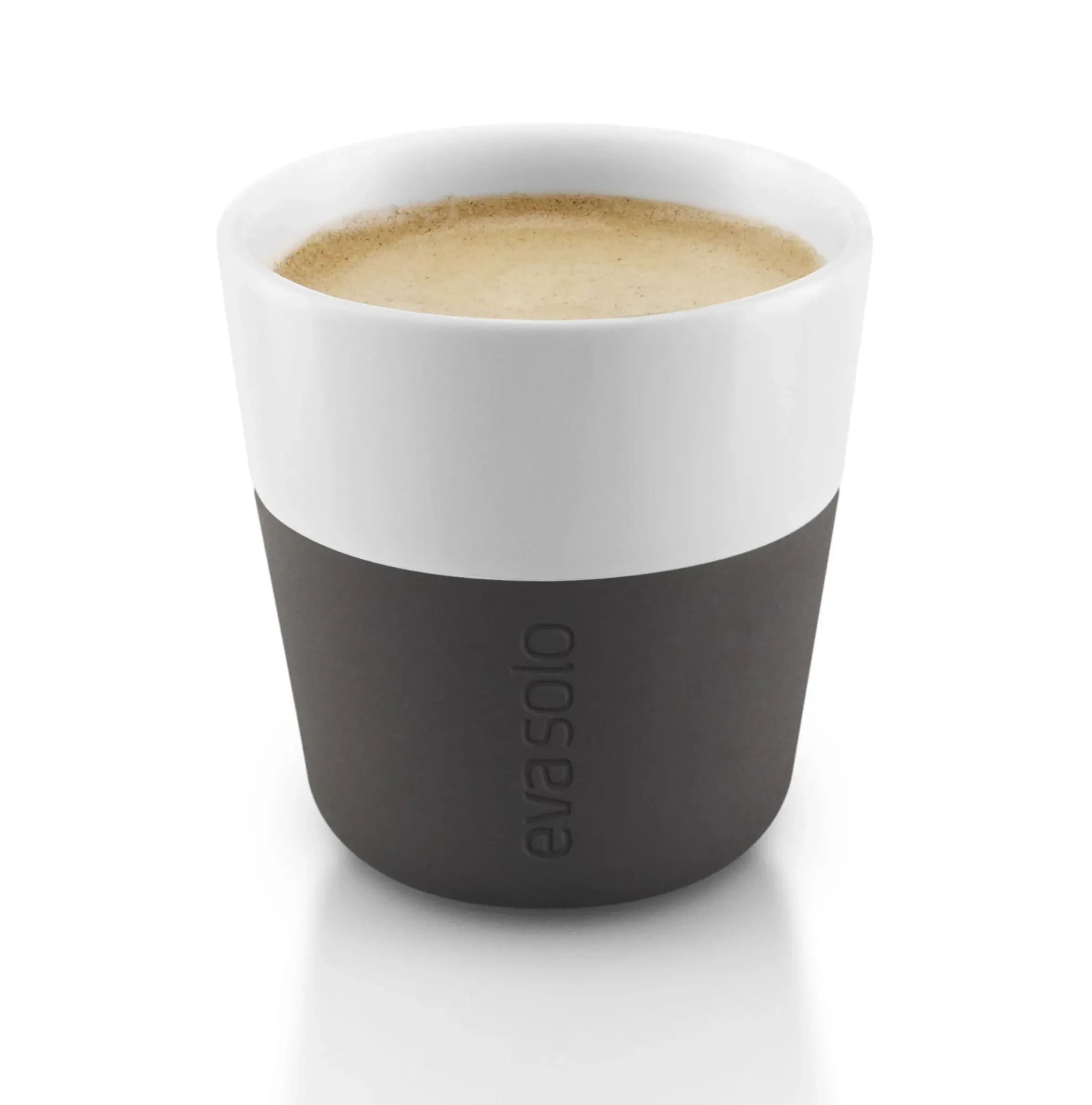 Tasse A Espresso Ceramique Blanc Noir / Set De 2 - 80 Ml - Eva Solo