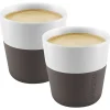 Tasse A Espresso  Ceramique Marron / Set De 2 - 80 Ml - Eva Solo