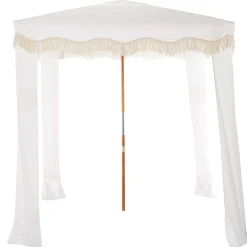 Tente De Plage The Premium Cabana Tissu Bois Blanc / 200 X 200 X H 240 Cm - Business & Pleasure