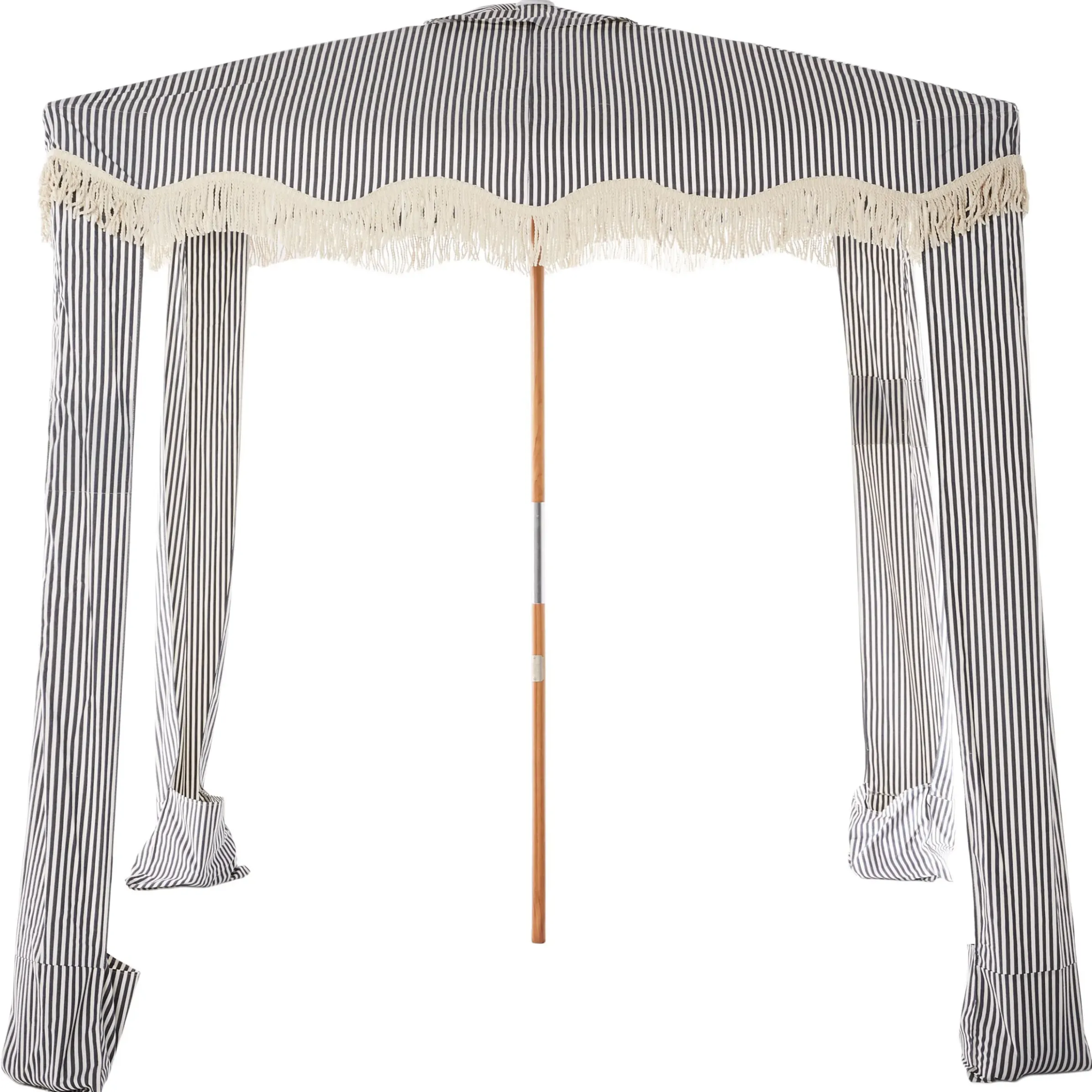 Tente De Plage The Premium Cabana Tissu Bois Bleu / 200 X 200 X H 240 Cm - Business & Pleasure