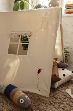 Tente Enfant Coccinelle Tissu Blanc / Pliable - Ferm Living