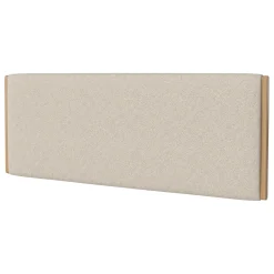 Tete De Lit Haven Tissu Beige Bois Naturel / L 166 X H 66 Cm - Bolia
