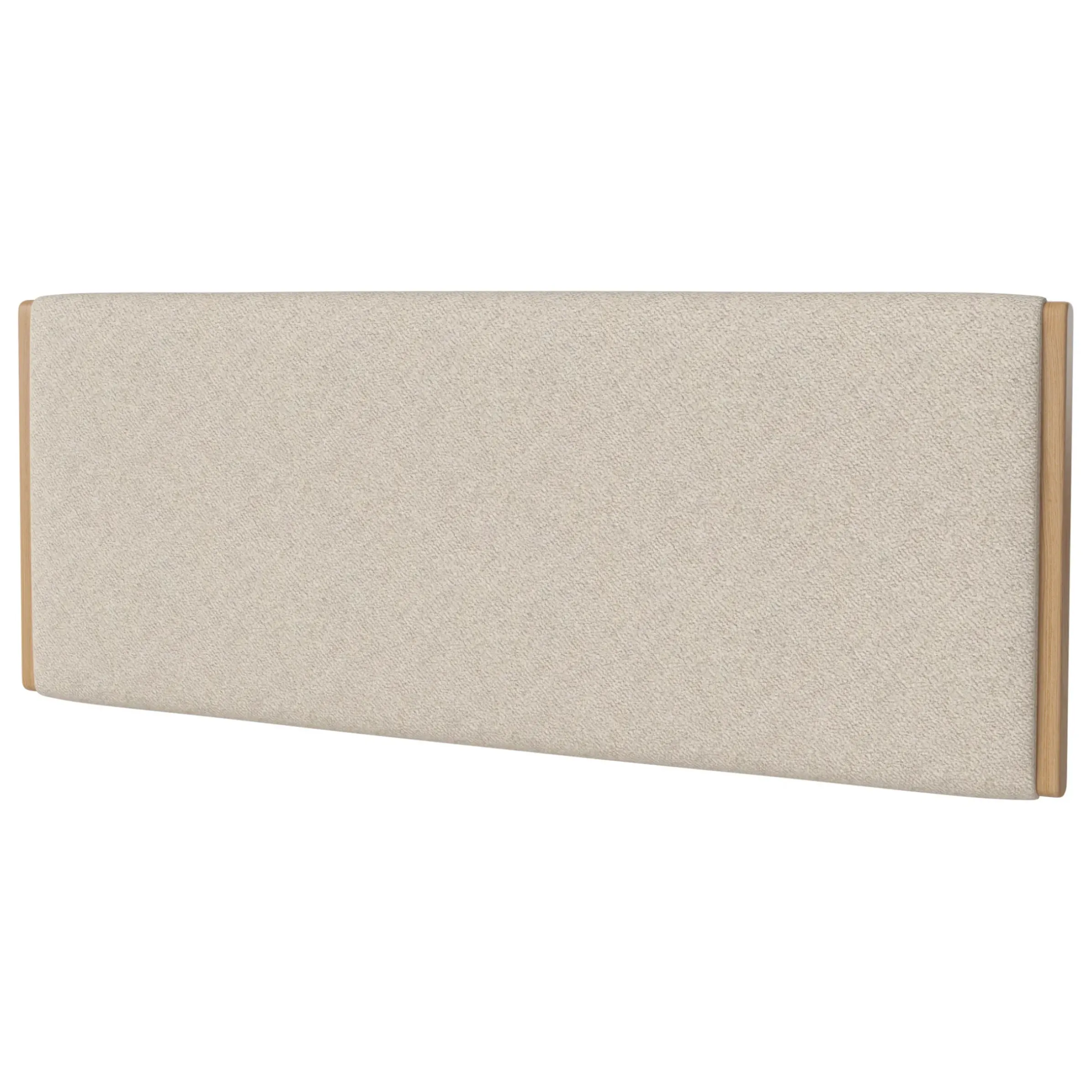 Tete De Lit Haven Tissu Beige Bois Naturel / L 166 X H 66 Cm - Bolia