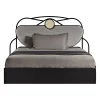 Tete De Lit Yvette Fibre Vegetale Bois Gris Noir Beige / L 200 X  H 121 Cm - Rembourree - Wiener Gtv Design