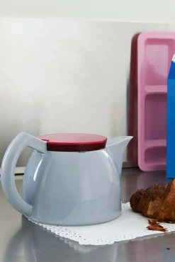 Theiere  Ceramique Rouge Gris / 1 L - Avec Filtre A The - Hay