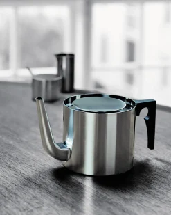 Theiere Cylinda Line Metal / 1,25 L - Arne Jacobsen, 1967 - Stelton