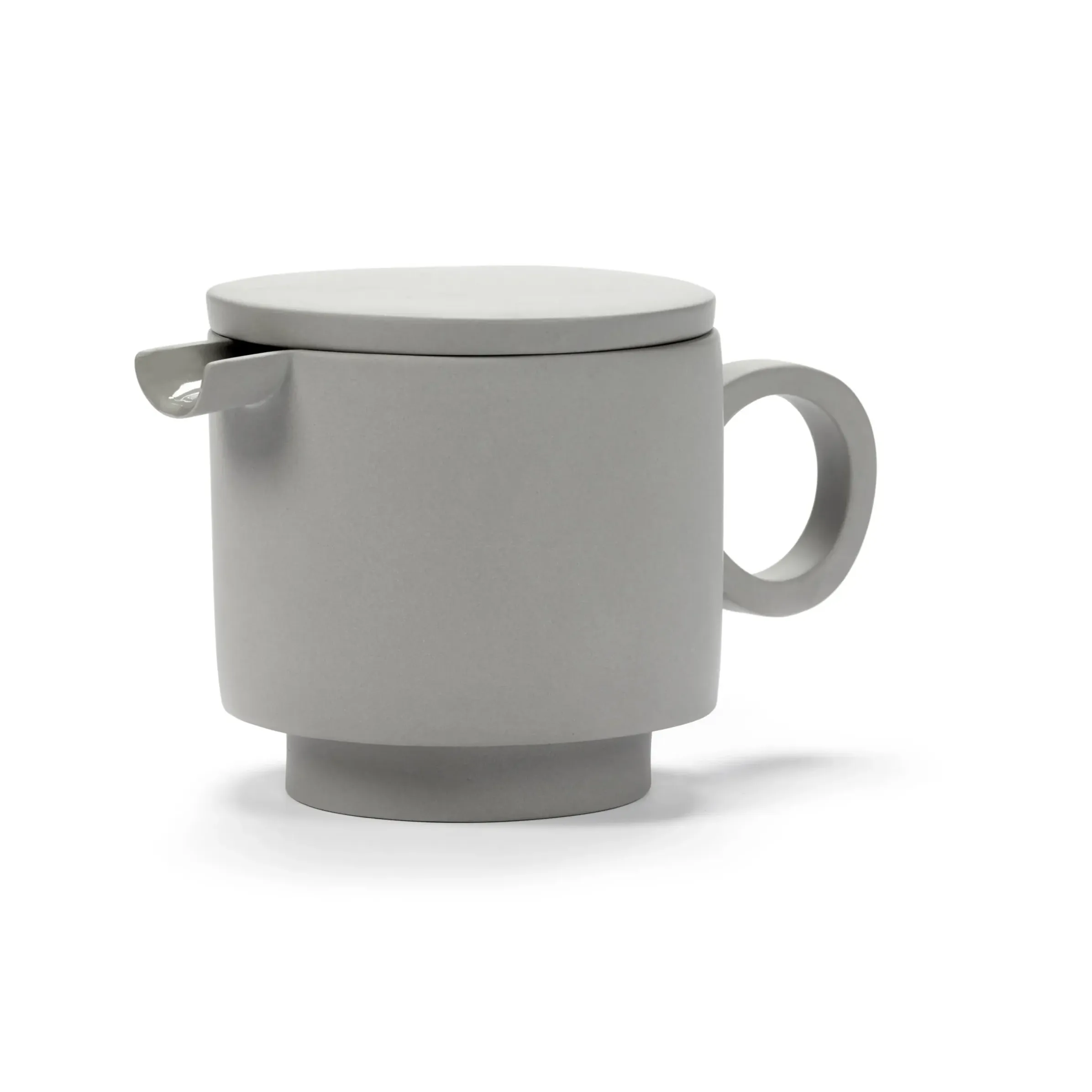 Theiere Inner Circle Ceramique Gris / 95 Cl - Gres - Valerie Objects