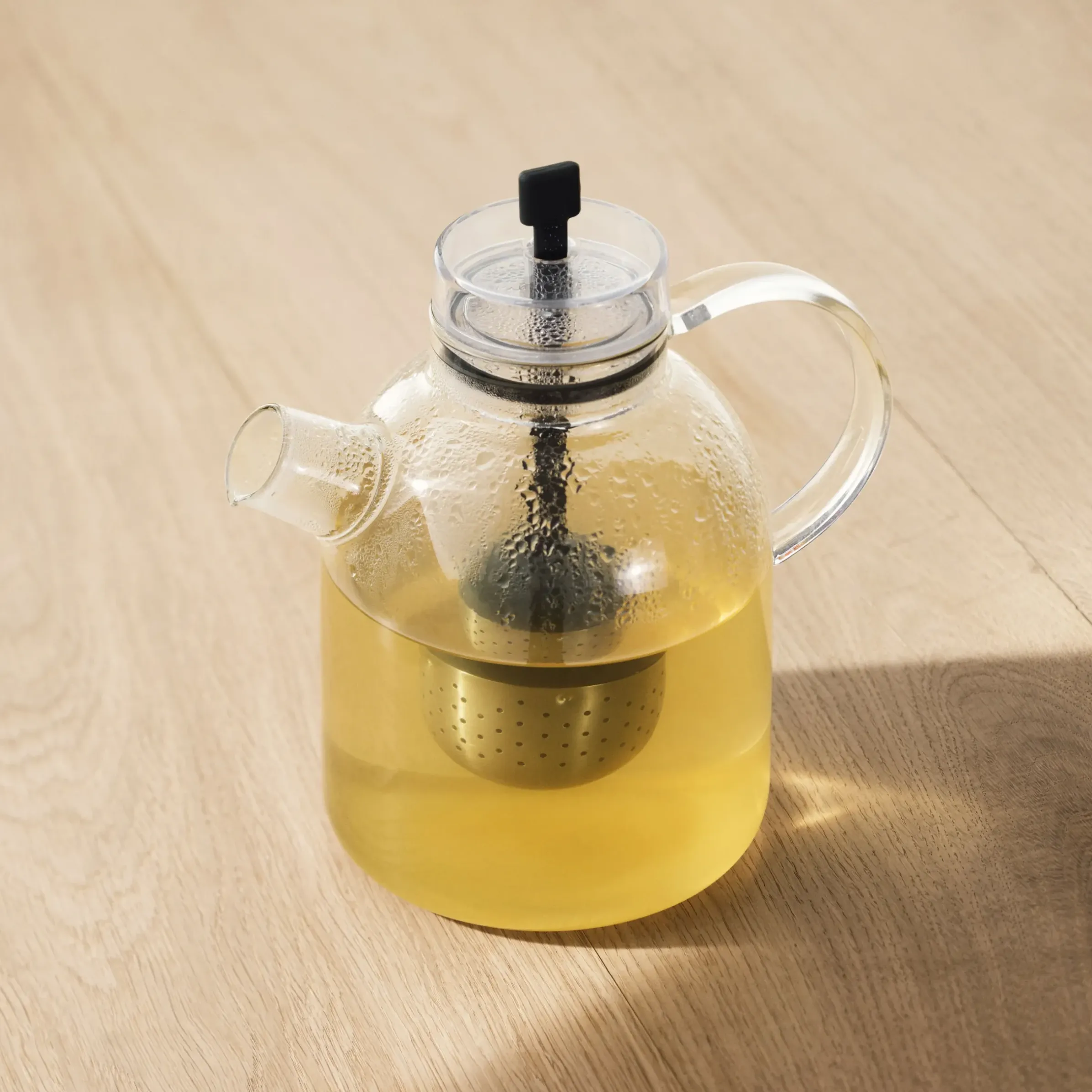 Theiere Kettle Verre/ 1,5L - Filtre A The Amovible - Menu