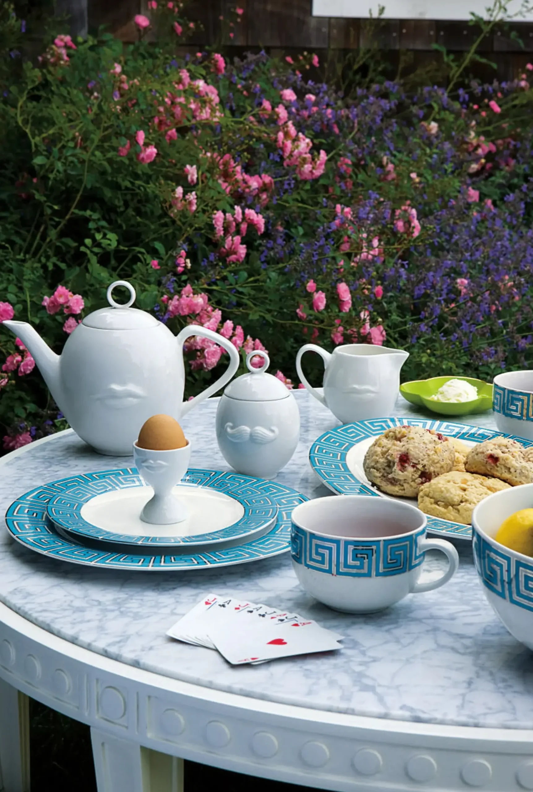 Theiere Reversible Ceramique- Jonathan Adler