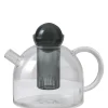 Theiere Still Verre Noir Transparent / 1,25 L - Verre Souffle Bouche - Ferm Living