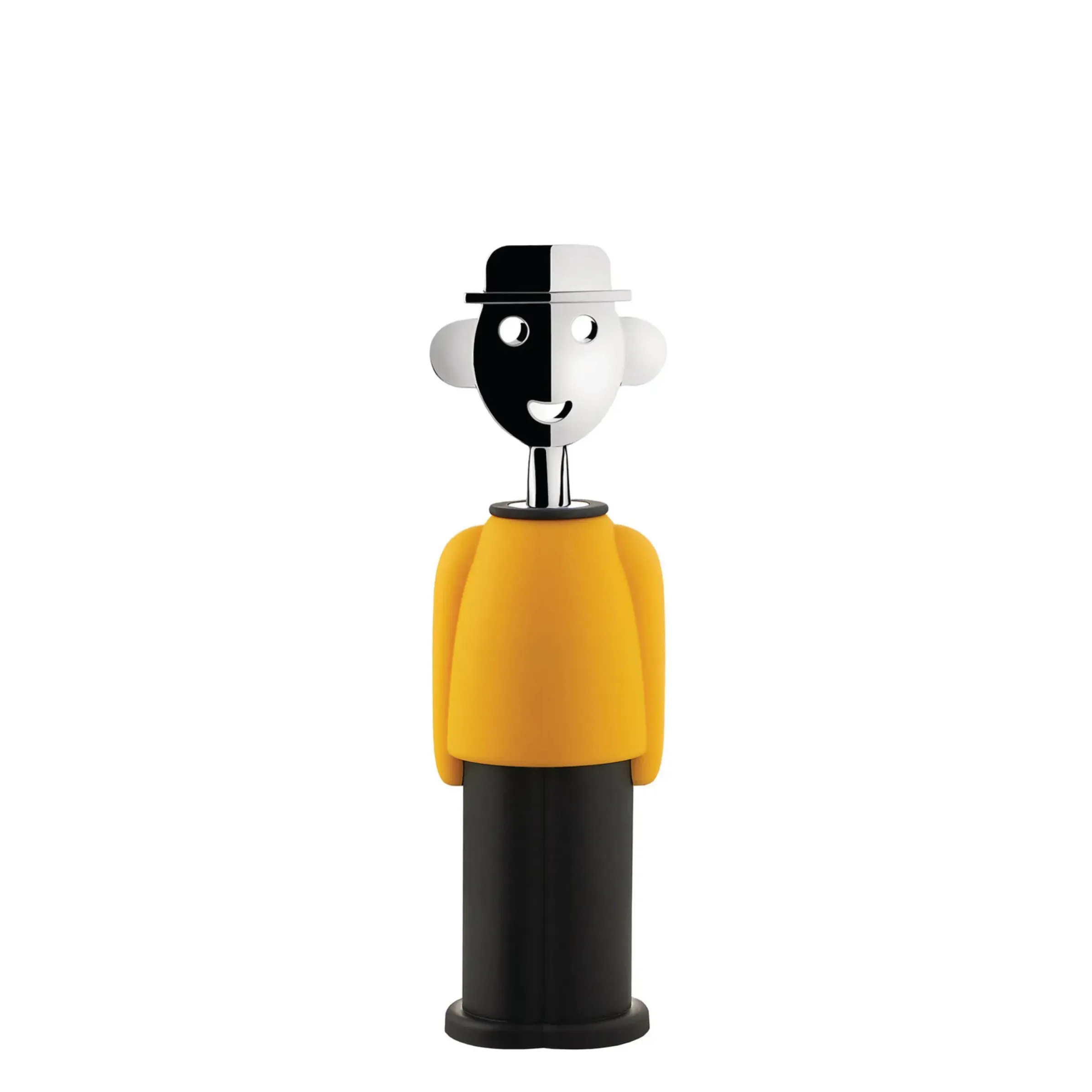Tire-Bouchon Alessandro M. Plastique Jaune Noir / Colour Tales - Alessi