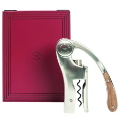 Tire-Bouchon Oeno Motion Tresor Metal Bois Rouge / Coffret En Bois - L'Atelier Du Vin