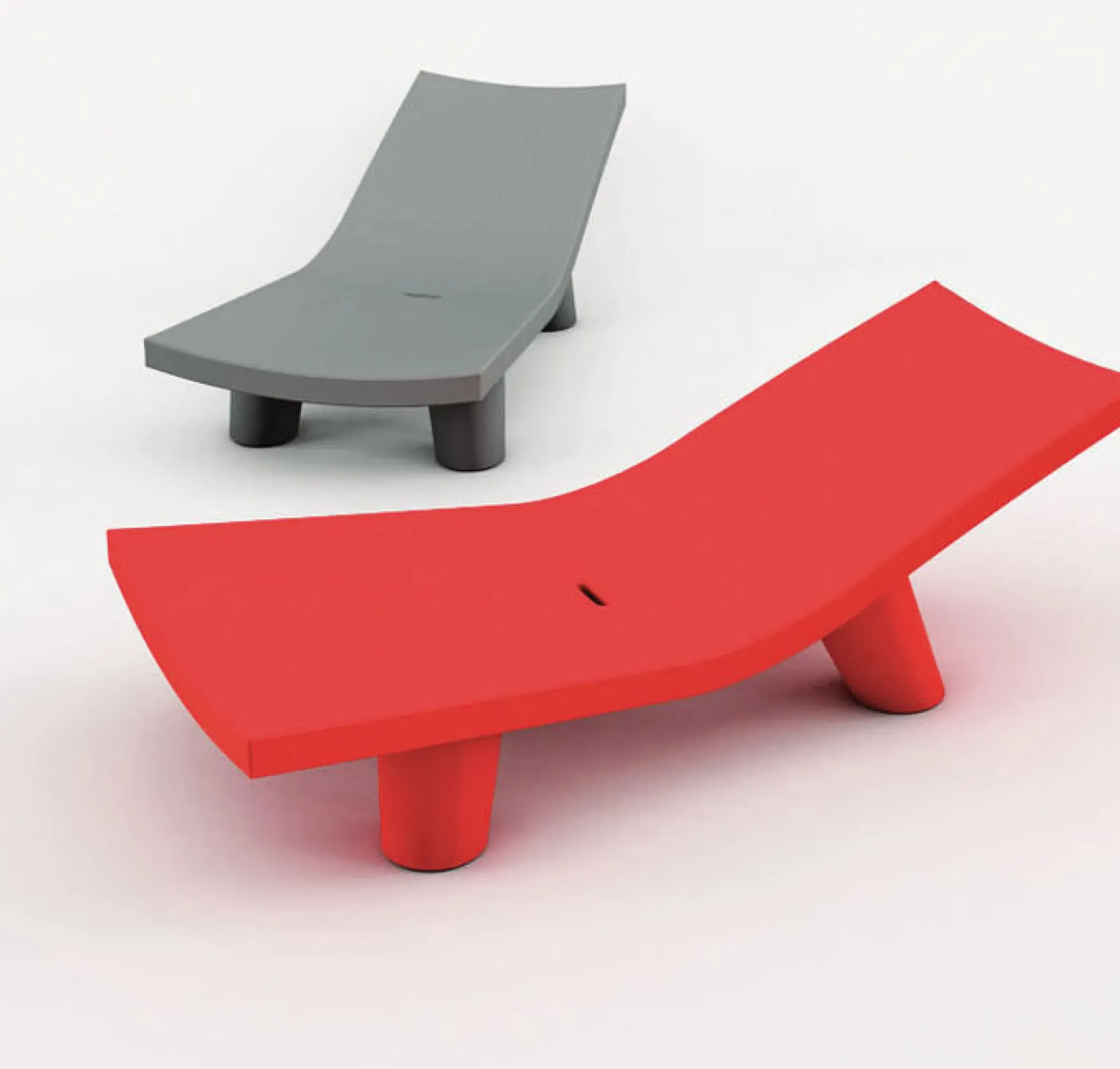 Transat Fixe Low Lita Lounge Plastiqueplastique- Slide