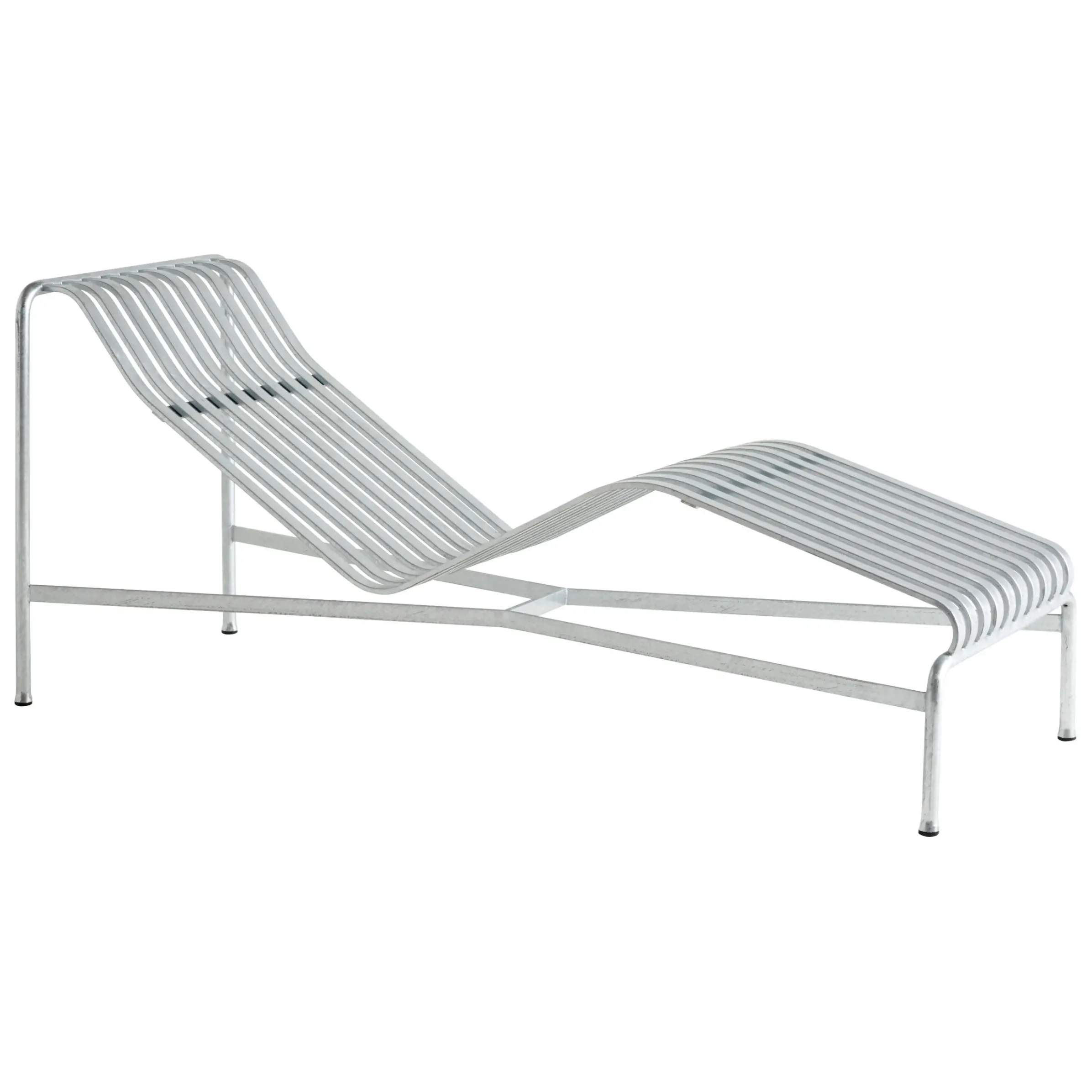Transat Fixe Palissade Gris Argent Metal Metal / R & E Bouroullec - Hay