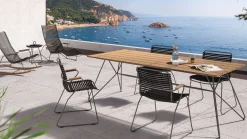 Transat Inclinable Click Plastiqueplastique/ 2 Positions - Accoudoirs - Houe