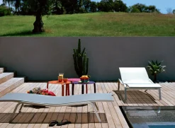 Transat Inclinable Empilable Alize Metalmetal & Tissu/ Larg. 80 Cm - 5 Positions - Fermob
