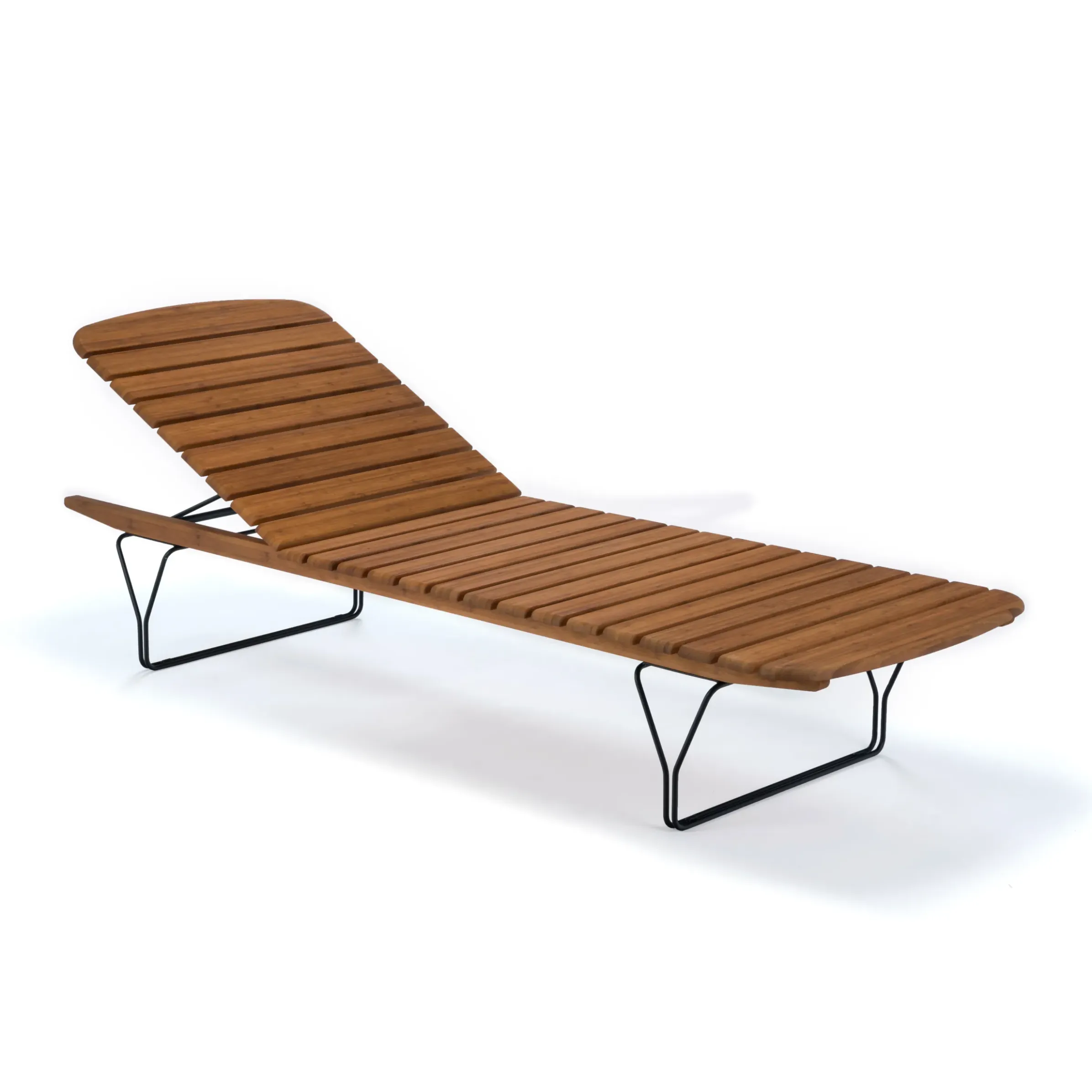 Transat Inclinable Molo Bois Naturel Bois - Houe