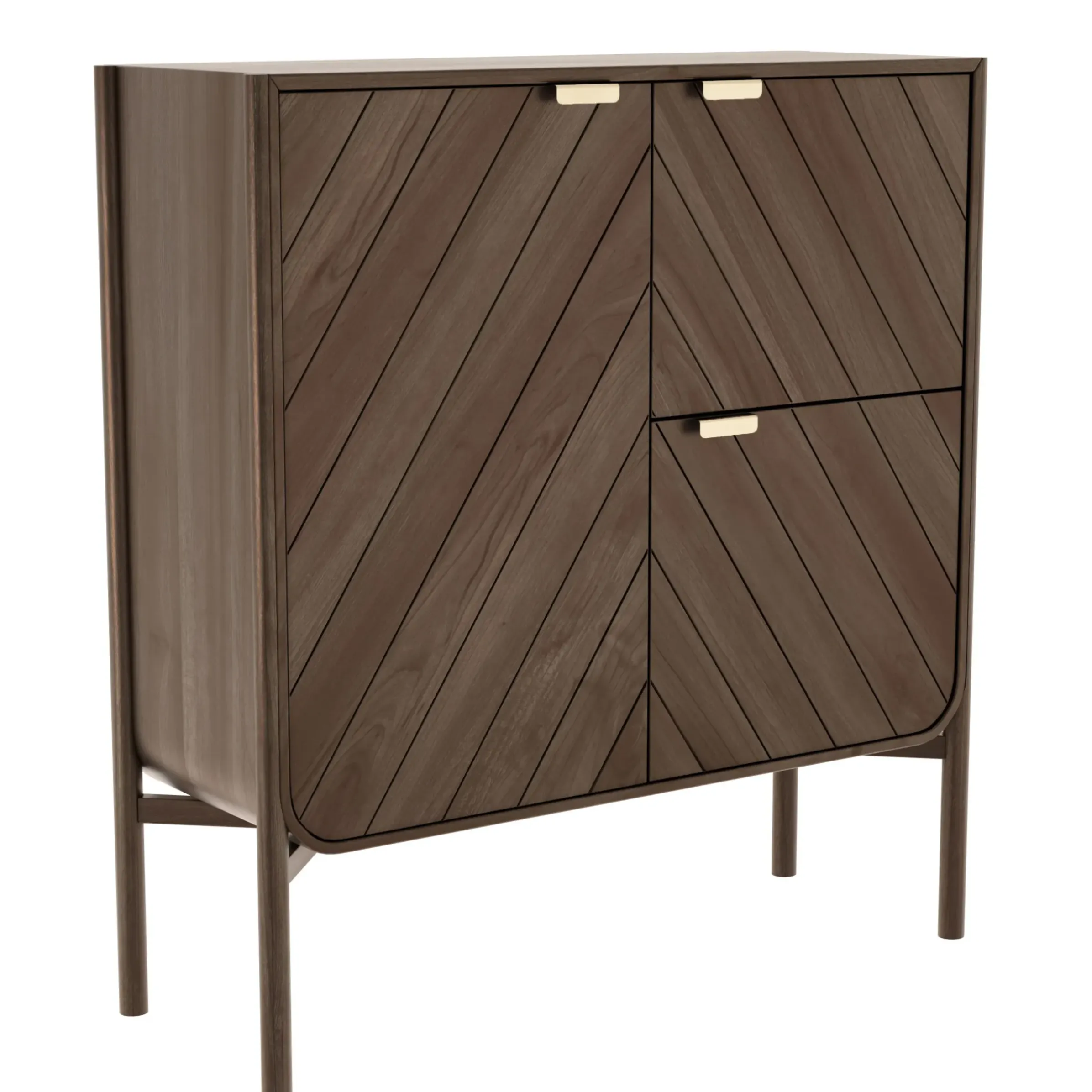 Vaisselier Marius Bois Naturel / L 120 X H 130 Cm - Harto