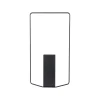 Vase Itac Metal Noir / Rectangulaire - L 34 X H 62 Cm - Fermob