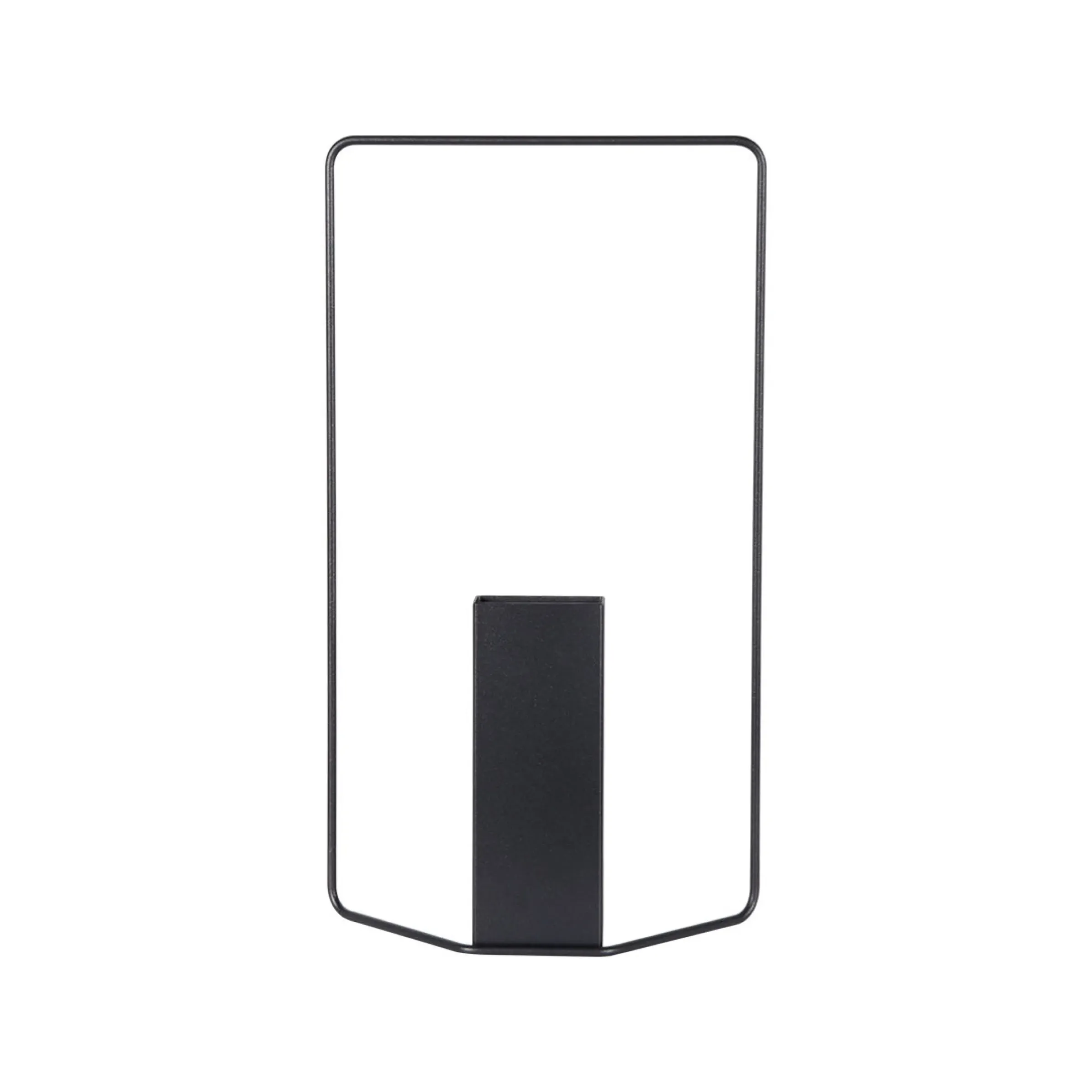 Vase Itac Metal Noir / Rectangulaire - L 34 X H 62 Cm - Fermob