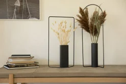 Vase Itac Metal Noir / Rectangulaire - L 34 X H 62 Cm - Fermob