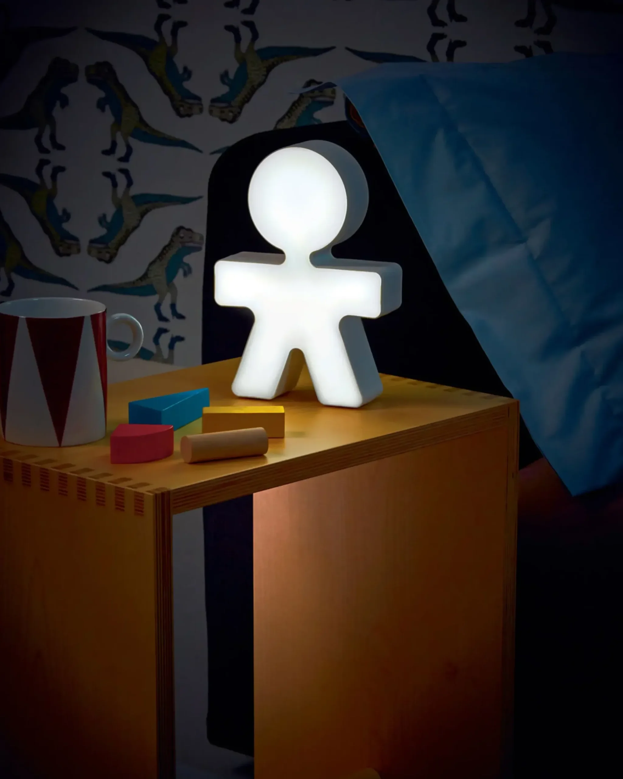 Veilleuse Girotondo Plastique/ Veilleuse Led - H 20 Cm - Alessi