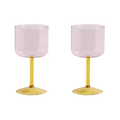 Verre A Vin Tint Verre Rose / Set De 2 - Hay