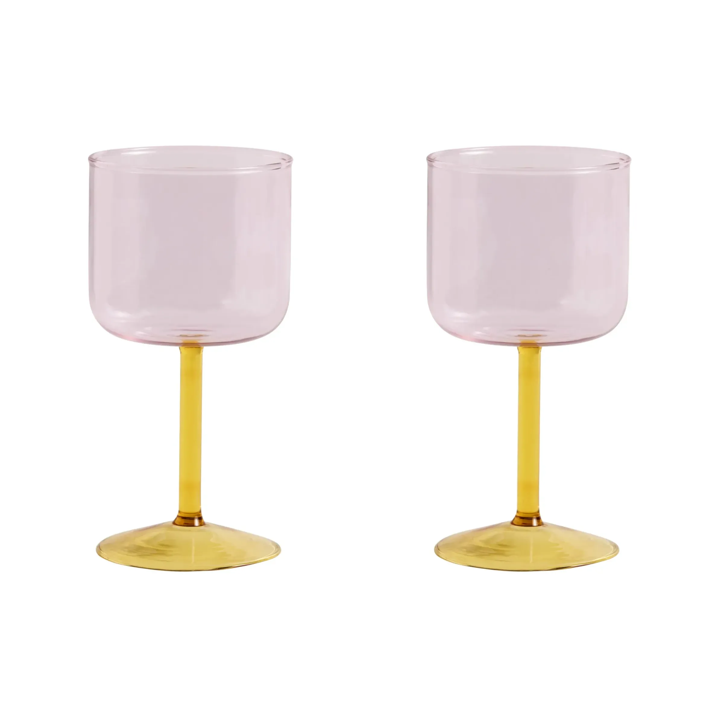 Verre A Vin Tint Verre Rose / Set De 2 - Hay
